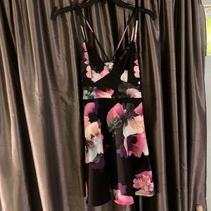 Floral, spaghetti strap dress